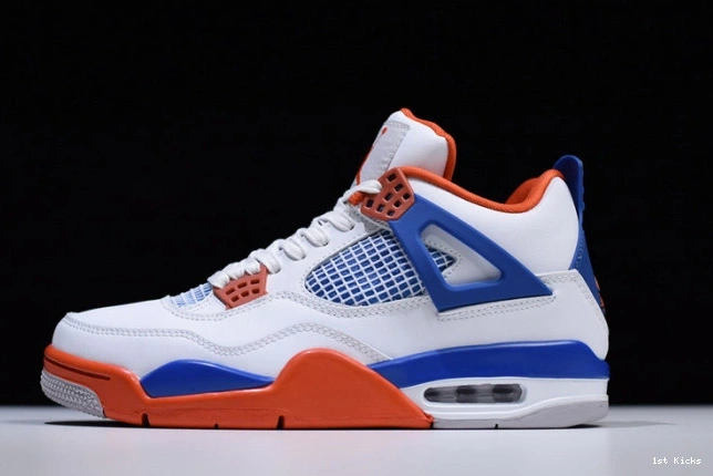 1st Kicks 4 308497- white blue bright crimson-royal air jordan HighQuality 1823 1108